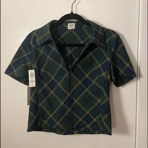 Sunday best zip up plaid top [MATCHING SKIRT ON MY PROFILE]